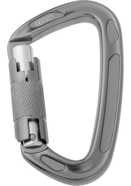 Dayanıklı Vidagat Otomatik Kilitleme Karabiner Hammock Kamp Yürüyüş Açık Gri (Yurt Dışından) fiyatları
