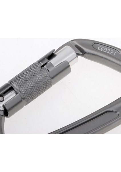 Dayanıklı Vidagat Otomatik Kilitleme Karabiner Hammock Kamp Yürüyüş Açık Gri (Yurt Dışından) modelleri