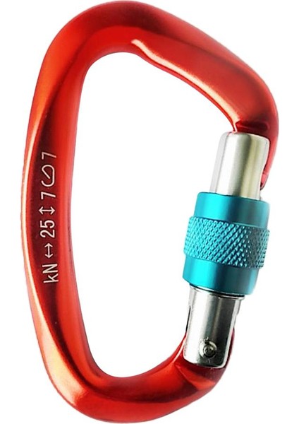 Kaya Tırmanma Karabiner Vidalı Kapı Kilitleme Alüminyum Toka 25KN Açık Havada (Yurt Dışından) fiyatları