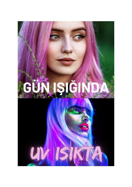 Truecolor Ametist Renkli Neon Saç Boyası Seti Saç Açıcı ve Eldivenli fiyatları