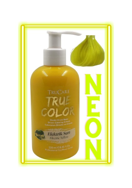 Truecolor Saç Boyası Neon Elektrik Sarı 250 ml