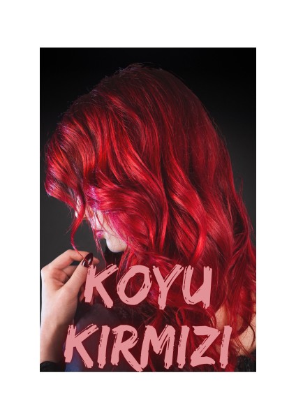 Truecolor Koyu Kırmızı Saç Boyası Seti Saç Açıcı ve Eldivenli fiyatları