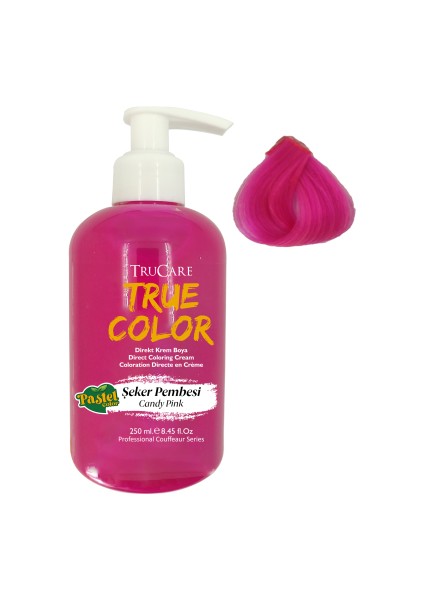 Truecolor Şeker Pembesi Saç Boyası Seti (Eldivenli)