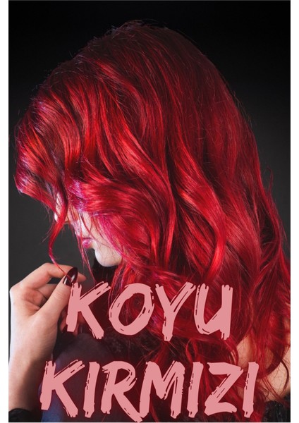 ''True''color Koyu Kırmızı Saç Boyası Yüksek Kapatıcılık 250 ml Kadınlar İçin fiyatları