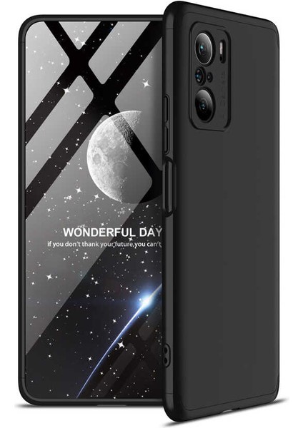 Xiaomi Redmi K40 Kılıf Htstore Zore Ays Kapak-Siyah