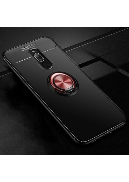 Xiaomi Redmi 8 Kılıf Htstore Zore Ravel Silikon-Siyah-Rose Gold