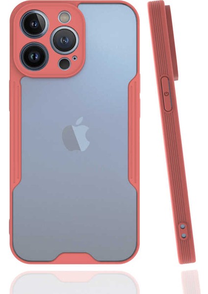 Apple iPhone 13 Pro Max Kılıf Htstore Parfe Kapak-Pembe