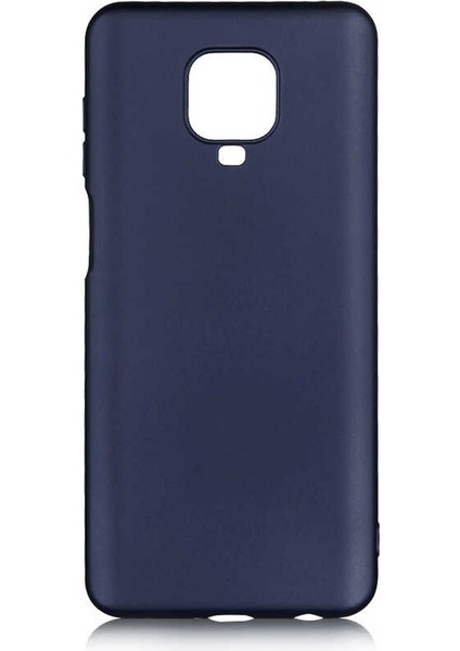 Xiaomi Redmi Note 9 Pro Kılıf Htstore Zore Premier Silikon-Lacivert