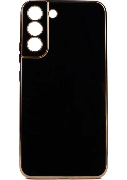 Samsung Galaxy S22 Plus Kılıf Htstore Htstore Zore Bark Kapak-Siyah