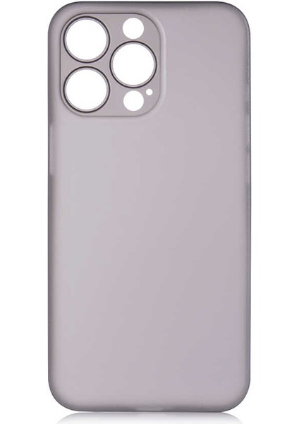 Apple iPhone 13 Pro Max Kılıf Htstore 1.kalite Pp Kapak-Füme