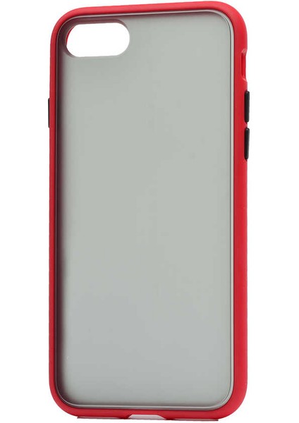 Apple iPhone Se 2022 Kılıf Htstore Htstore Benksmagic Smooth Drop Resistance Kapak-Kırmızı