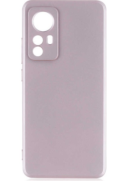 Xiaomi Mi 12 Kılıf Htstore Htstore Zore Premier Silikon Kapak-Rose Gold