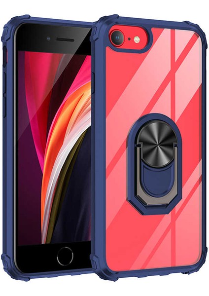 Apple iPhone Se 2022 Kılıf Htstore Htstore Zore Mola Kapak-Lacivert