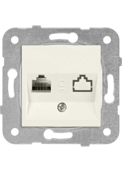 Karre Krem 1RJ45 Data Prizi