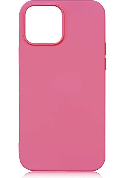 Apple iPhone 13 Pro Kılıf Htstore Lsr Lansman Kapak-Pembe Koyu