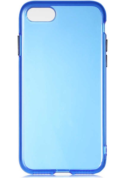 Apple iPhone Se 2022 Kılıf Htstore Htstore Zore Bistro Kapak-Mavi