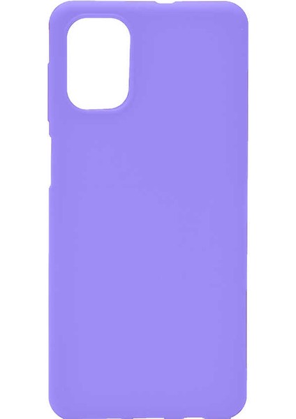 Galaxy M31S Kılıf Htstore Zore Biye Silikon-Mor