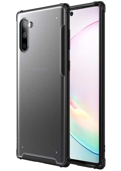 Galaxy Note 10 Kılıf Htstore Zore Volks Silikon-Siyah