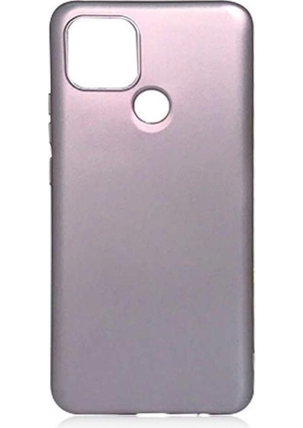 Oppo A15 Kılıf Htstore Zore Premier Silikon-Rose Gold