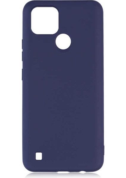 Realme C21 Kılıf Htstore Zore Premier Silikon-Lacivert