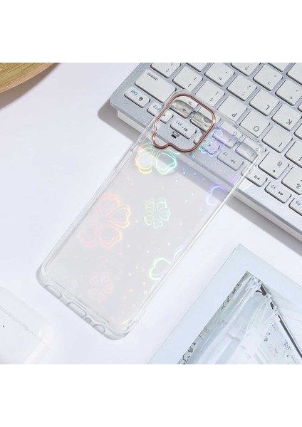 Samsung Galaxy A22 4g Kılıf Htstore Htstore Zore Sidney Desenli Sert Kapak