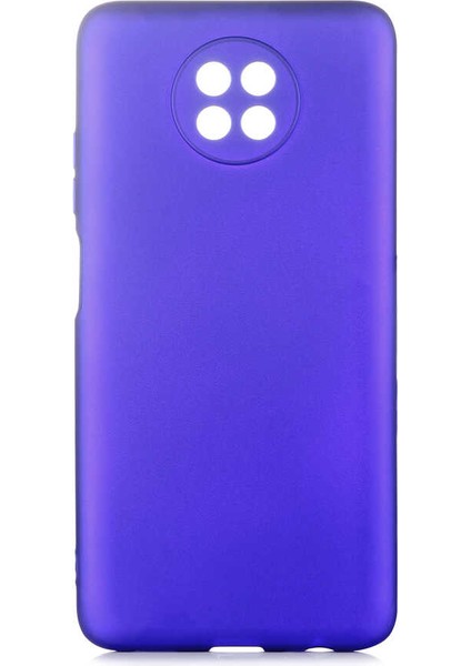 Xiaomi Redmi Note 9 5g Kılıf Htstore Zore Premier Silikon-Saks Mavi