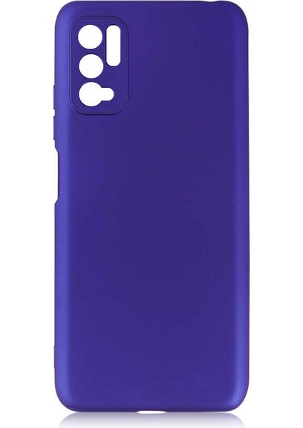 Xiaomi Redmi Note 10 5g Kılıf Htstore Zore Premier Silikon-Saks Mavi