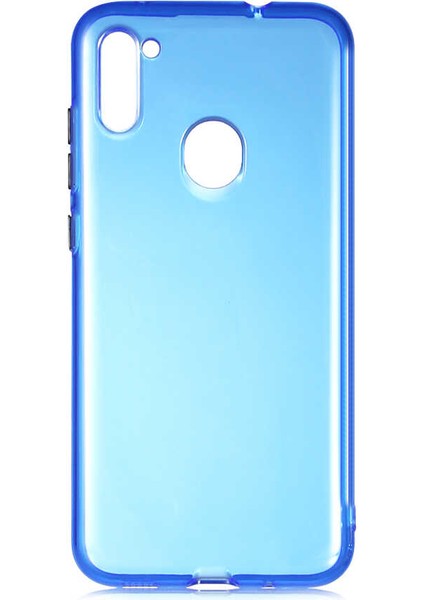 Galaxy A11 Kılıf Htstore Zore Bistro Kapak-Mavi