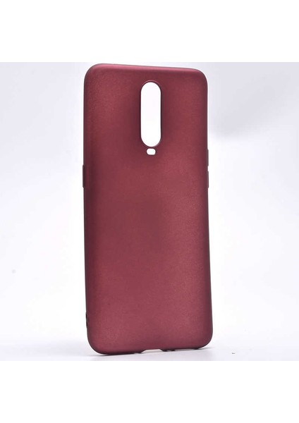 Oppo RX17 Pro Kılıf Htstore Zore Premier Silikon-Mürdüm