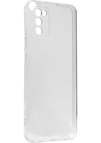 Samsung Galaxy A02S Kılıf Htstore Zore Kamera Korumalı Süper Silikon Kapak