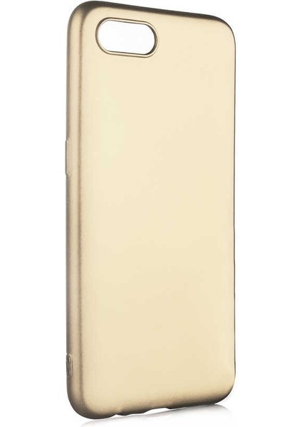 Realme C2 Kılıf Htstore Zore Premier Silikon-Gold