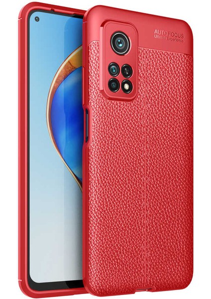 Xiaomi Mi 10T 5g Kılıf Htstore Zore Niss Silikon-Kırmızı