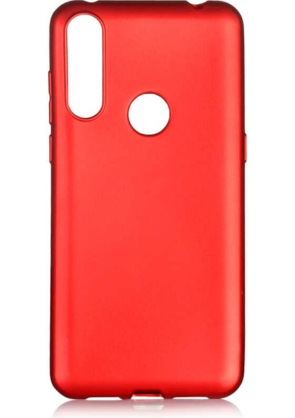 Alcatel 1s 2020 Kılıf Htstore Zore Premier Silikon-Kırmızı