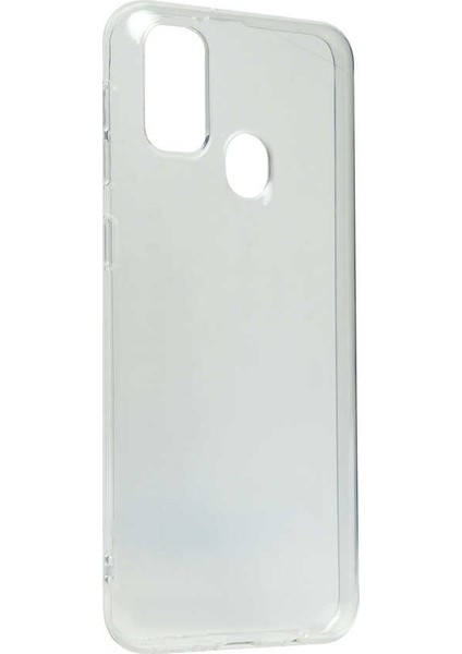 Samsung Galaxy M21 Kılıf Htstore Zore Kamera Korumalı Süper Silikon Kapak