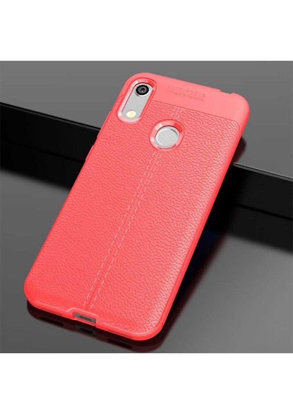Huawei Y6S 2019 Kılıf Htstore Zore Niss Silikon-Kırmızı