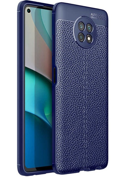 Xiaomi Redmi Note 9 5g Kılıf Htstore Zore Niss Silikon-Lacivert