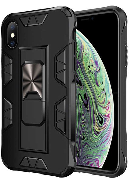 Apple iPhone Xs Max 6.5 Kılıf Htstore Zore Volve Kapak
