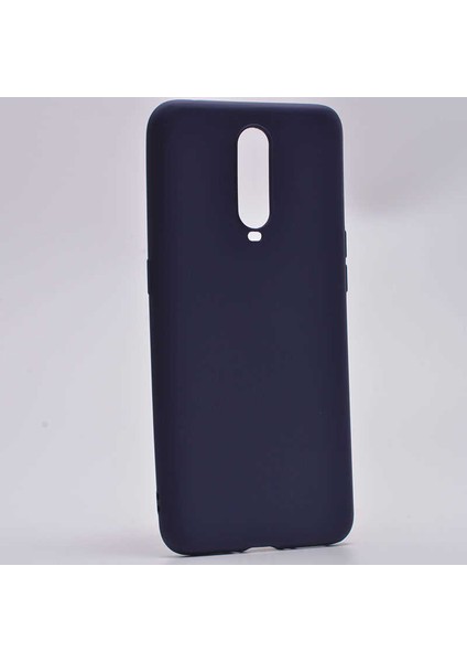 Oppo RX17 Pro Kılıf Htstore Zore Premier Silikon-Lacivert