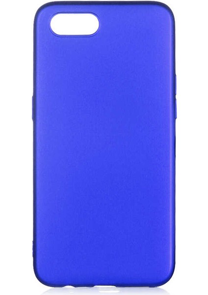 Realme C2 Kılıf Htstore Zore Premier Silikon-Saks Mavi