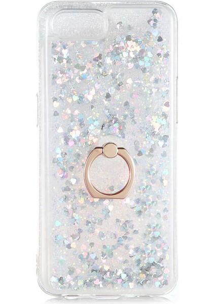 Realme C2 Kılıf Htstore Zore Milce Kapak-Gümüş