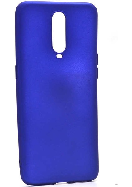 Oppo RX17 Pro Kılıf Htstore Zore Premier Silikon-Saks Mavi