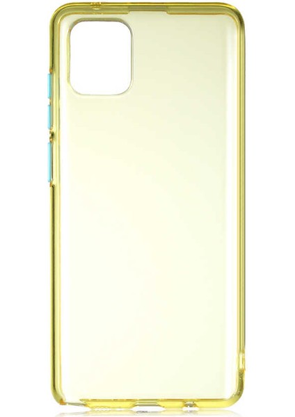 Galaxy A81 (Note 10 Lite) Kılıf Htstore Zore Bistro Kapak-Sarı