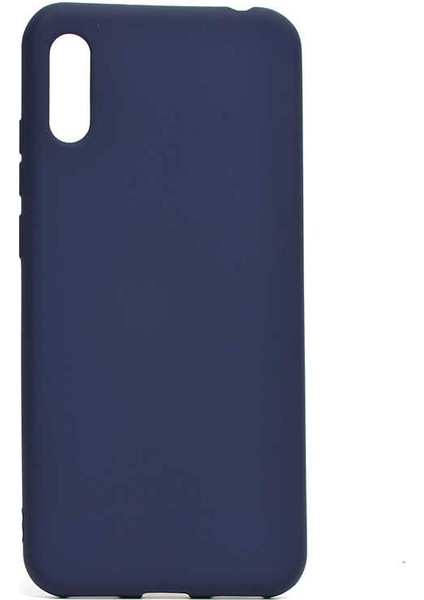 Huawei Y6 2019 Kılıf Htstore Zore Premier Silikon-Lacivert