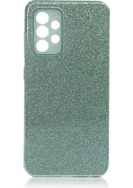Galaxy A52 Kılıf Htstore Zore Shining Silikon-Gri