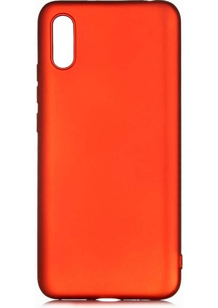 Xiaomi Redmi 9A Kılıf Htstore Zore Premier Silikon-Kırmızı