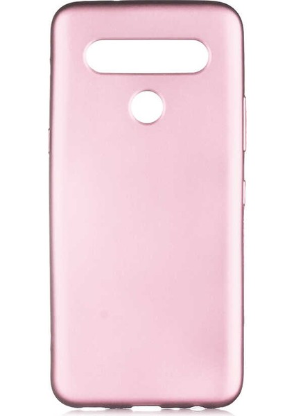 Lg K61 Kılıf Htstore Zore Premier Silikon-Rose Gold