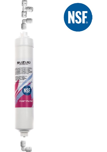 Suzukı Technology Tüm Su Arıtma Cihazlarına Uyumlu Tatlandırıcı Post Karbon Filtre fiyatları