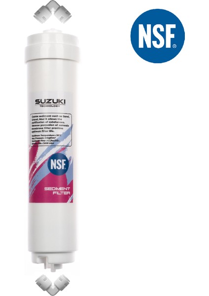 Suzukı Technology 12 Inç Kapalı Kasa Su Arıtma Cihazı Ön Filtre Takımı (3'lü) fırsatları