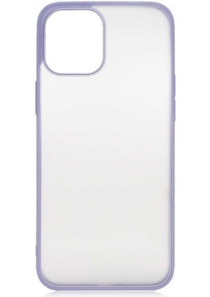 Apple iPhone 12 Mini Kılıf Htstore Zore Mess Kapak-Mor