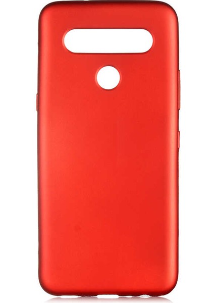 Lg K61 Kılıf Htstore Zore Premier Silikon-Kırmızı